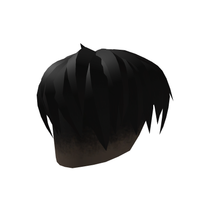 Roblox Item Sleepy Faded Hair in Black