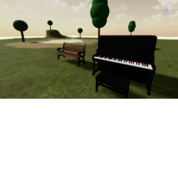 a park with pianos