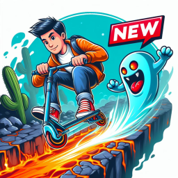 Obby But Your On A Scooter