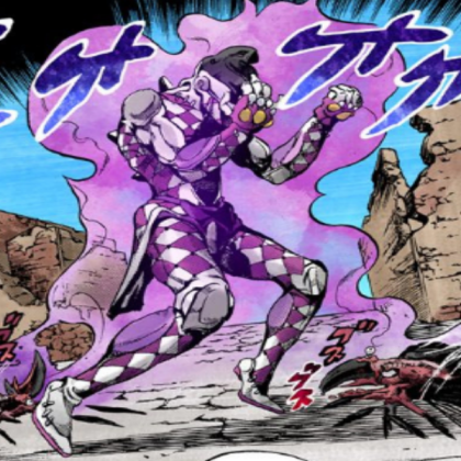 Jojo's Bizarre Adventure Manga - Purple Haze Roblox decal