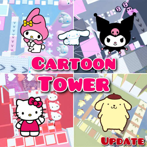 Cartoon tower [update] official Roblox game thumbnail