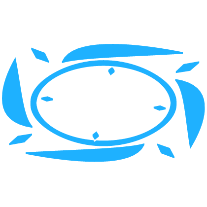 Glowing Eclipse Halo Blue White Roblox item