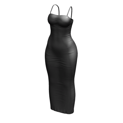 Slip Dress Silver Long Baddie Tight Chibi Chic Y2K