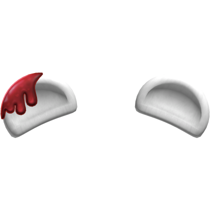 🤍 White Gloomy Ears [Strawberry]