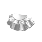 Skirt White Velvet Bows Layered Ruffle Mini Chic