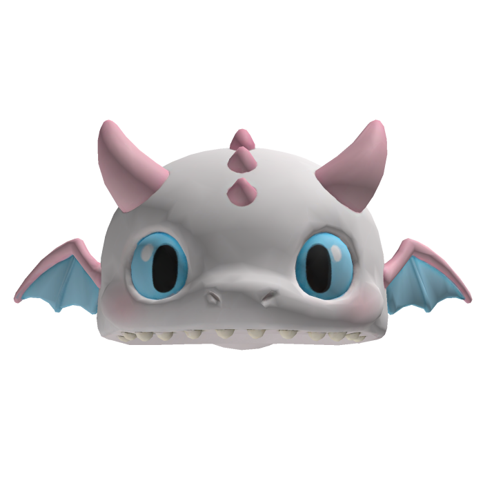 Baby White Dragon Hat