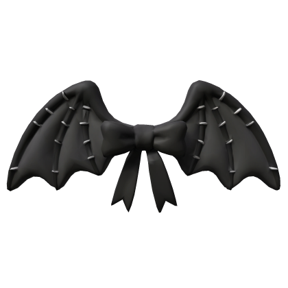 Pierced Bat Wings Bow