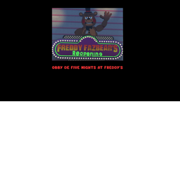 obby  de Five Nights At Freddy's
