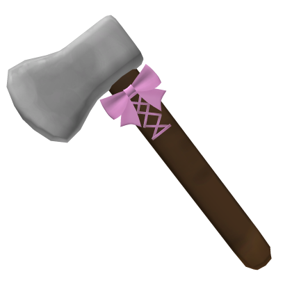back axe with bow Roblox item