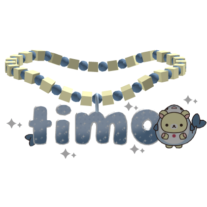 timo 1.0 beaded necklace Roblox item