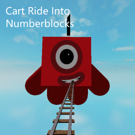 Cart ride into Numberblocks official Roblox game thumbnail