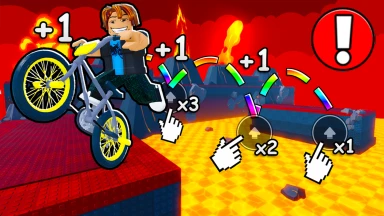 [W3!] +1 Double Jump Bike Escape! 🚴💨