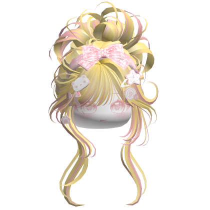 Wispy Igari Shoujo Bun (Yellow&Pink) Roblox item