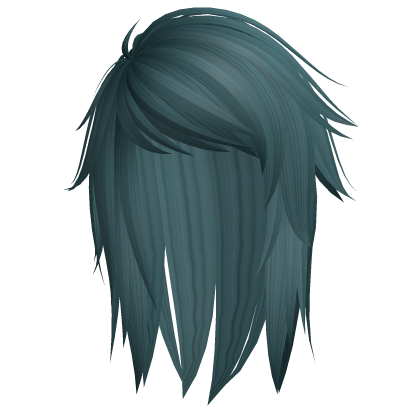 Emo Hair in Blue Roblox item