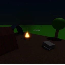 a camping experience with zombies icon