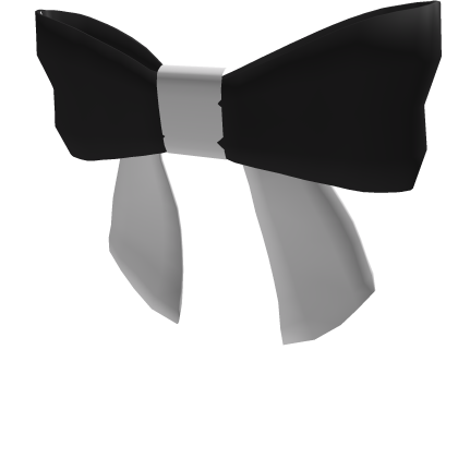 Black and WhiteBack Bow