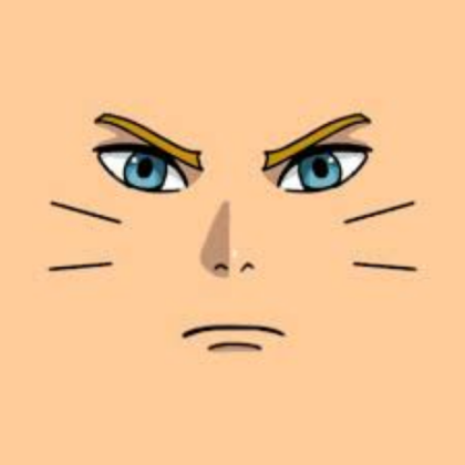 Naruto face Roblox decal
