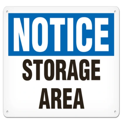 Storage Area Sign