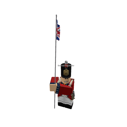 Napoleonic war kit: British flag holder