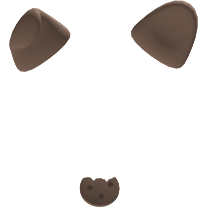 Cute Brown Puppy Ears w Cookie 🍪 Roblox item