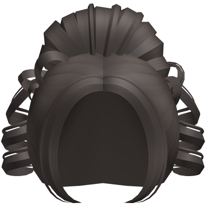 ♡ kawaii high ash brown bun w curls Roblox item