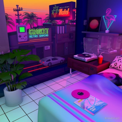 Vaporwave Edit 4 Roblox decal