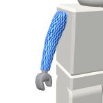 Woman Faceless Slim Blocky - Right Arm