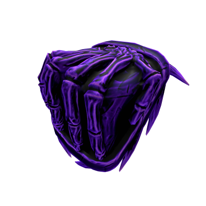 Oni Purple Skeleton Steel Pauldron