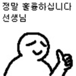 정말 훌륭하십니다 선생님