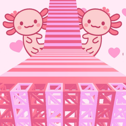 Axolotl Obby 🌸 official Roblox game thumbnail