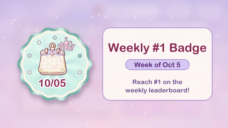 Weekly No.1 Badge