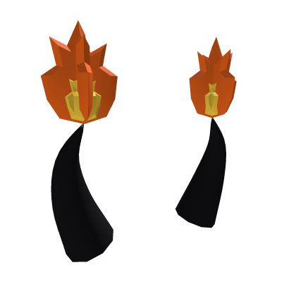 Flaming Demon Horns
