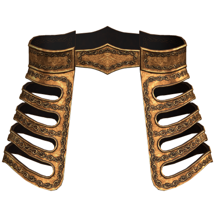 Gold Gothic Knight Waist