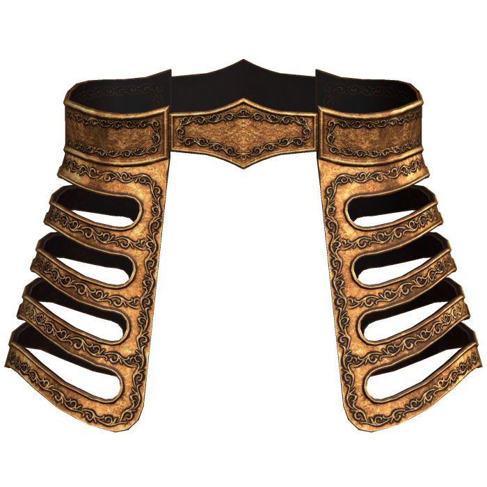 Gold Gothic Knight Waist