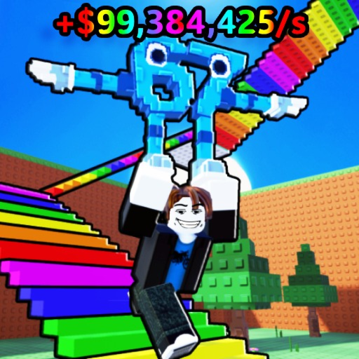 Climb Rainbow Stairs For Brainrots!