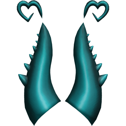 Korblox Teal Candle of Pwnage Horns Add-On Roblox item