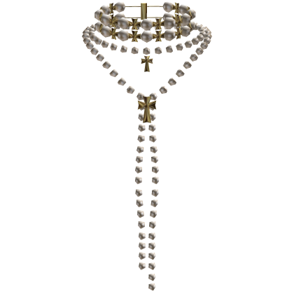Designer Pearl Necklace Gold