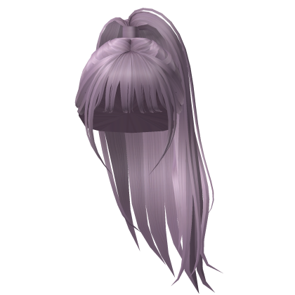 Cute Gal High Ponytail (Purple) Roblox item