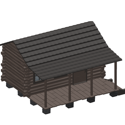 [🌟💫] Old log house Decor Campfire Wood Low P