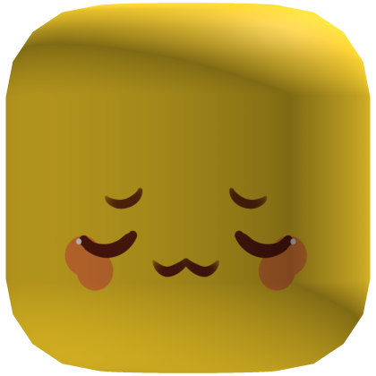 ♡ (Yellow) Shy Small Kitty Frowning Face