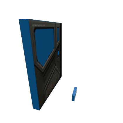 Locked door with key