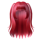 Red Kawaii Anime Pigtails