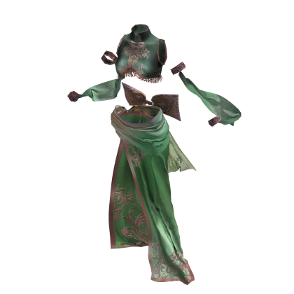 ʚ♡ɞ Traditional Fantasy Mythical Hanfu Green Gown