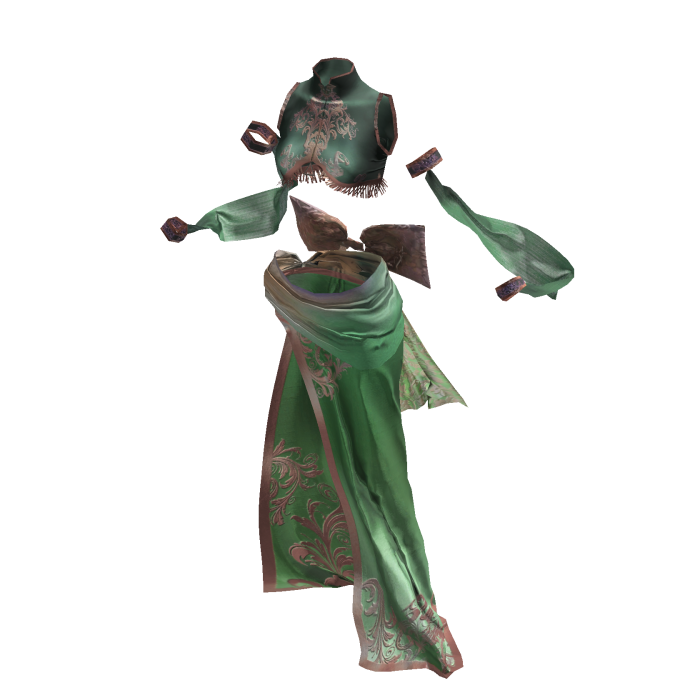 ʚ♡ɞ Traditional Fantasy Mythical Hanfu Green Gown