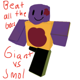 Giant roblox Master mans and small