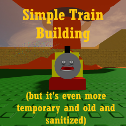 Simple Train Building but old and sanitized.