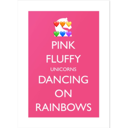 PINK FLUFFY UNICORNS DANCING ON RAINBOWS 🌈