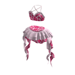 🍀Cute Flower Bikini Outfit (Deep Pink)