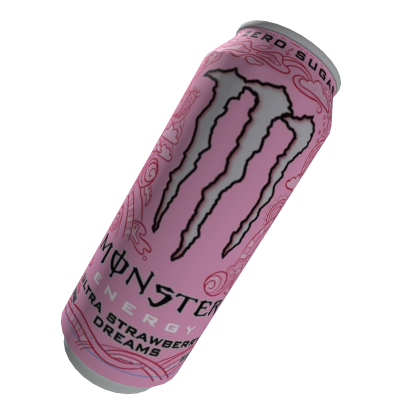 BIG Monster Energy Ultra Drink Pink Can