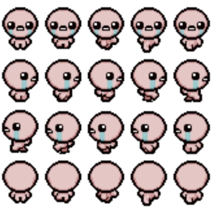 the binding of isaac spritesheet